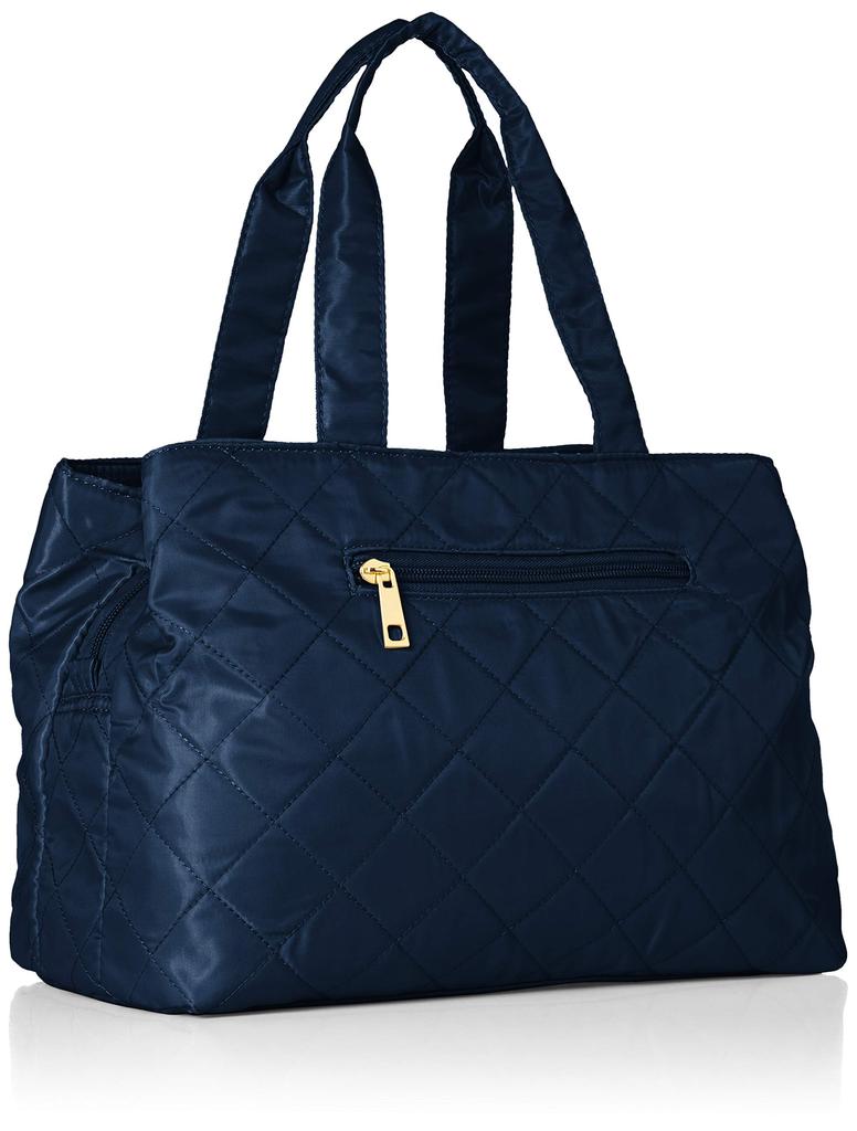 Harvest Moon Quilted Tote Bag with Multiple Storage, 4768, Navy