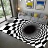 2D Huge Eye Monster Abyss Rug Non Slip Mat Gaming Room Living Room for Carpet Unique Horror Style Home Decor for Esports Setup