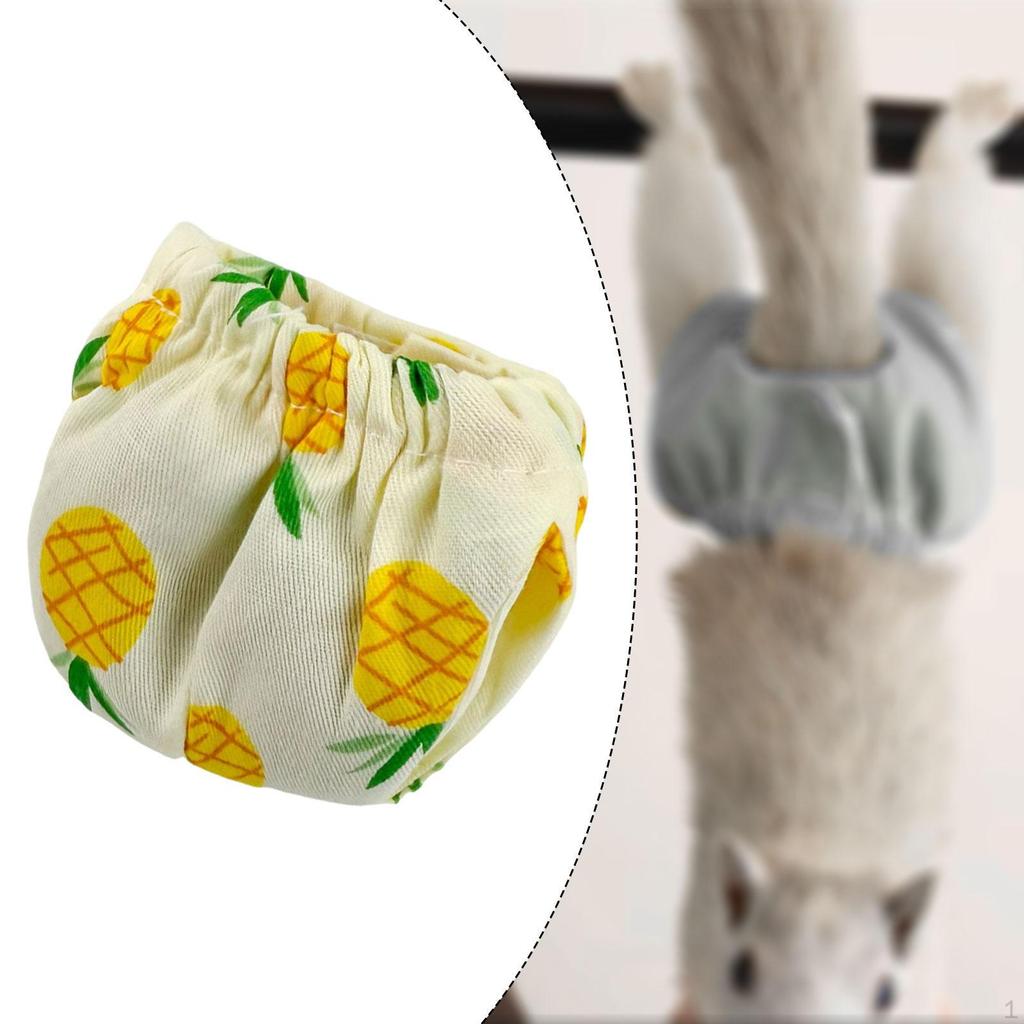 Επαναχρησιμοποιήσιμη Και Πλενόμενη Πάνα Μικρού Ζώου Κατασκευασμένη από Πολυεστέρα Άνετος Σχεδιασμός με Άνοιγμα για την Ουρά