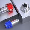 2 stuks CNC Aluminium Motorfiets Stuurhandvatten Stuurdoppen Schuivers voor 16-18 mm Motorfiets Crossmotor Accessoires Universeel