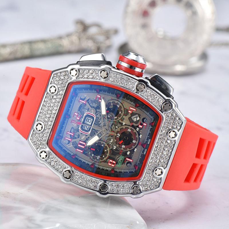 Barrel-Shaped Quartz Watch with Multifunctional Design and PU Strap