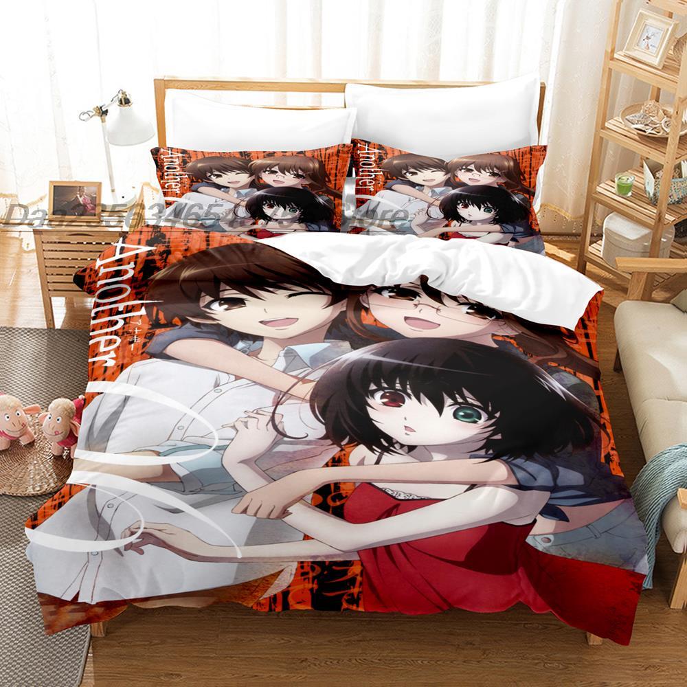 Another Bedding Set Single Twin Full Queen King Size Bed Set Aldult Kid Bedroom Duvetcover Sets 3D Print Anime Bed Sheet Set
