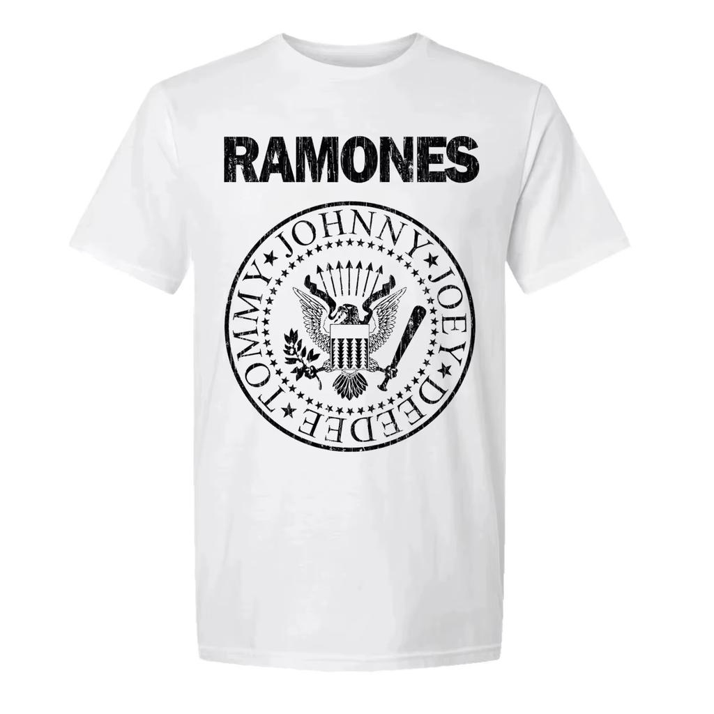 2026 Hot Sale Ramones T Shirt Punk Rock New York The Ramones Misfits Rock N Roll Is for Both Unisex and Women Top Y2k