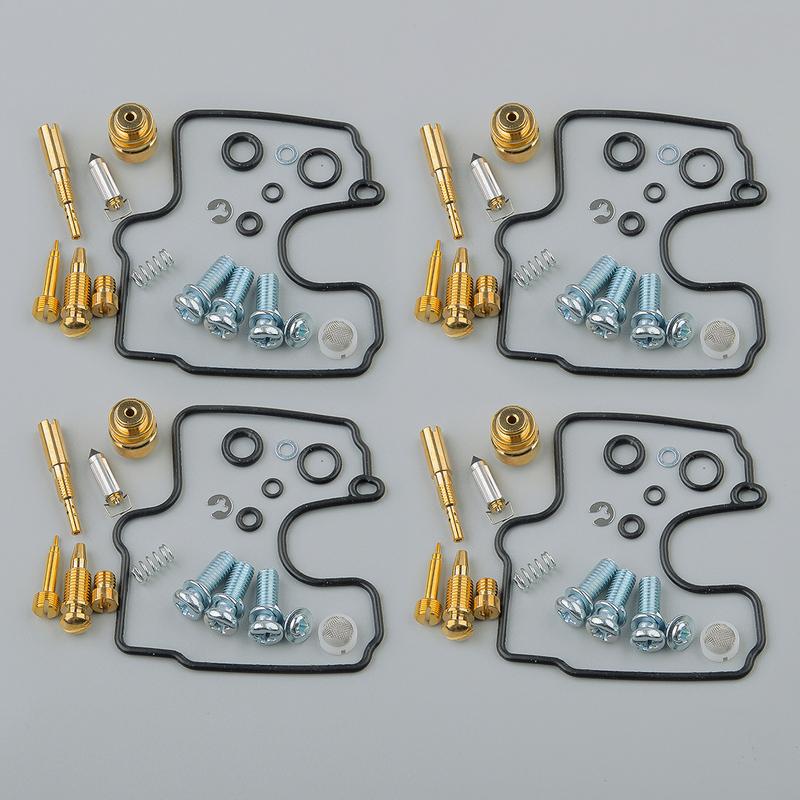 

4 Sets Carburetor Rebuild Repair Kit Fit for Yamaha XVZ1300 Royal Star Tour Deluxe Venture 2010 2009 2008 2007 2006 2005