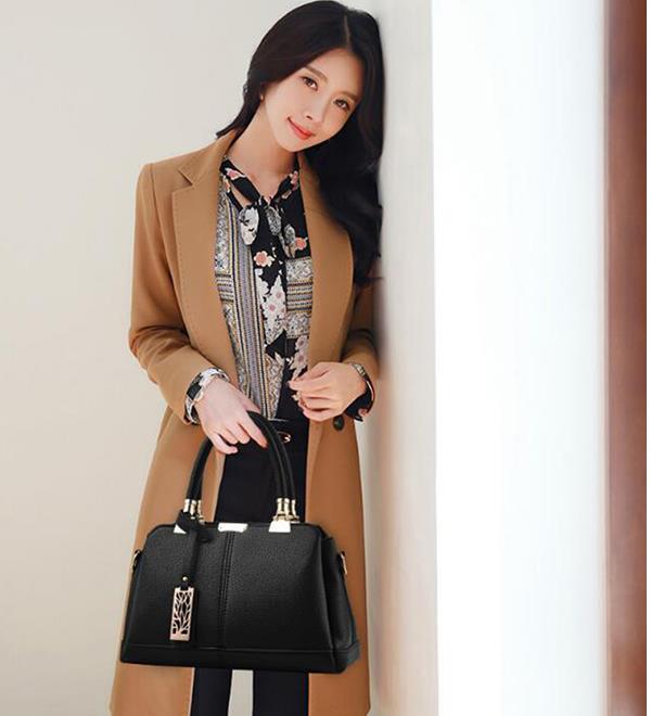 Women Leather Handbags Shoulder Crossbody Bag Female Tote CLE