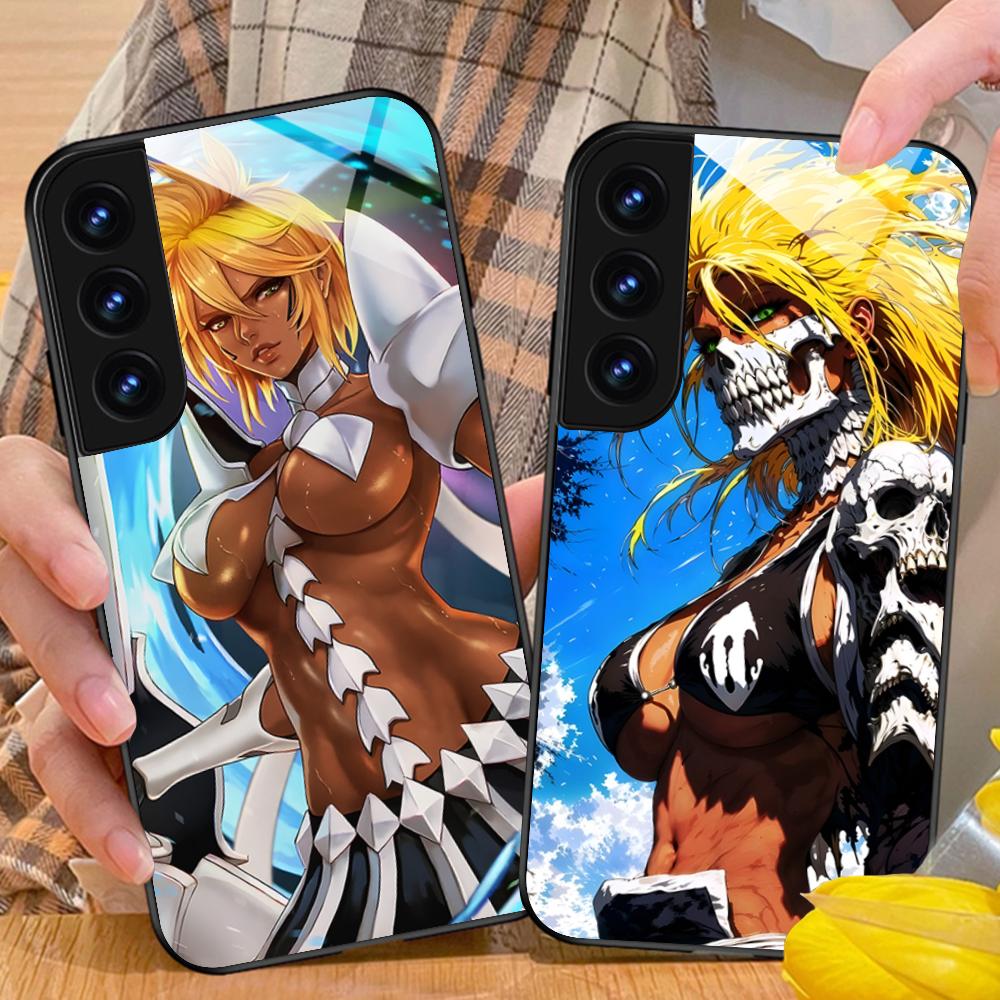 Bleach Tier Harribel Cell Phone Case for Samsung Galaxy A56 55 54 53 52 51 36 35 34 23 16 15 5G Glass Colorful Cover Cellphones