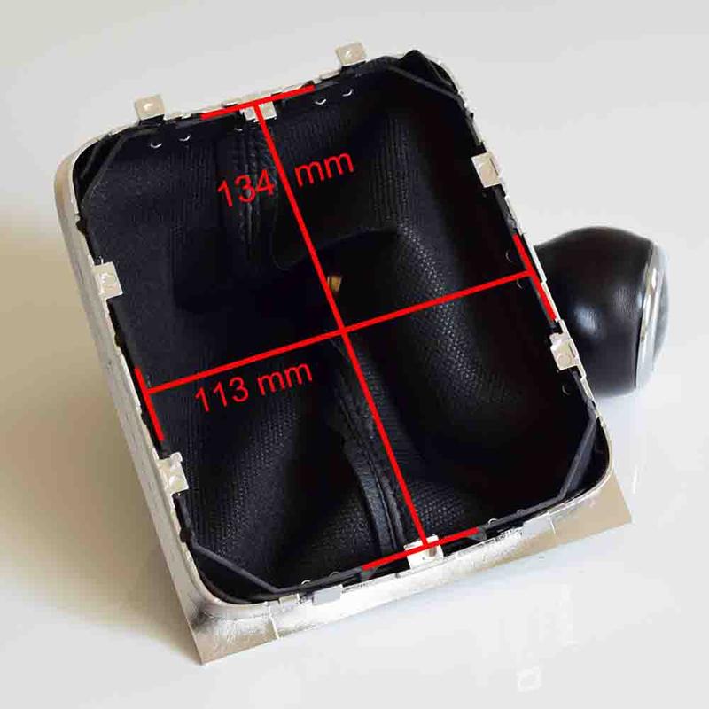 For VW Passat B6 B7 CC 2005-2013 Gear Shifter Knob with Dustproof Cover 5/6 Speed Gear Shift Knob Stick Gaiter Boot Frame Kit