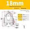 Galvanized Steel Wire Rope U-Clamps