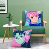 Anime D-Dandadan-MT Cartoon Pillow Case Printed Brushed Fleece Pillow Baby Skin-Touch Eco-Friendly Dye-Sublimat