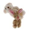High Quality  5Cm Soft Mini Plush Rabbit Dollhouse Miniature Accessories Animal Toy Furniture For Doll Home Decoration 1Pc