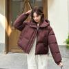 Winter new down cotton-padded clothes women's loose hooded short cotton-padded clothes cotton-padded jackets thickened bread clothes