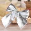 12pcs Bowknot Xmas Tree Ornament Bow Hanging Decoration Christmas Gift DIY Decor Gold Silver Red