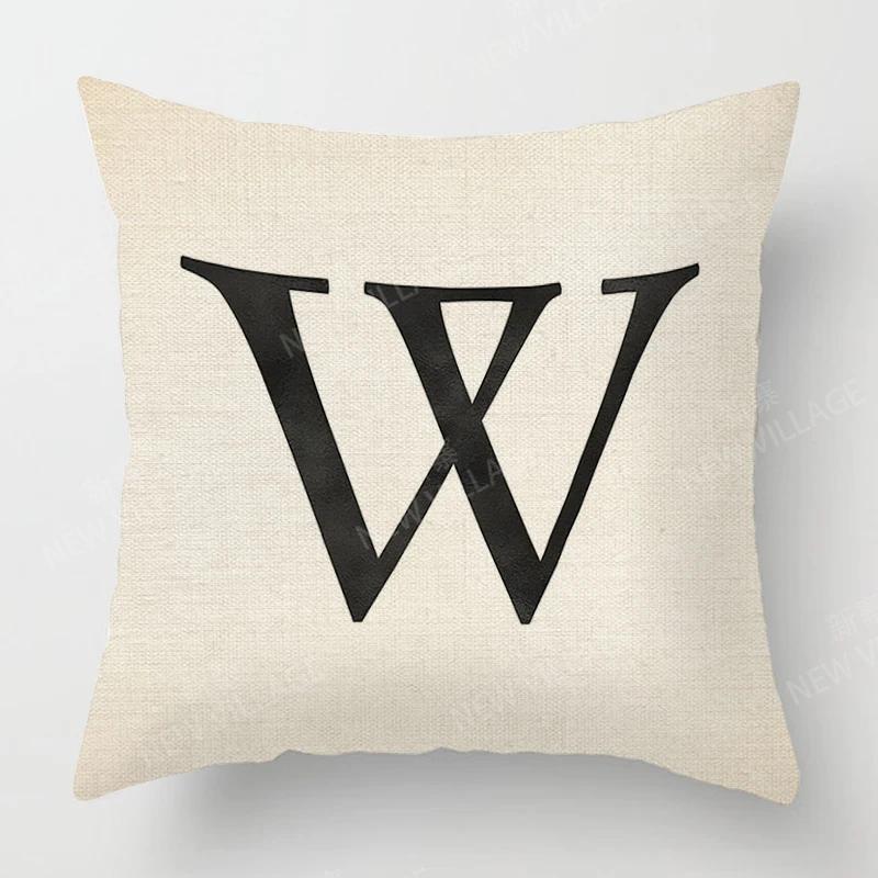 Home Living Room Fashion Letter Decoration Cushion Covers Linen Throw Pillow Covers45*45 Pillowcase 40x40cm 50x50 45x45