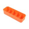 5-Compartment Stackable Plastic Sock and Underwear Organizer Box