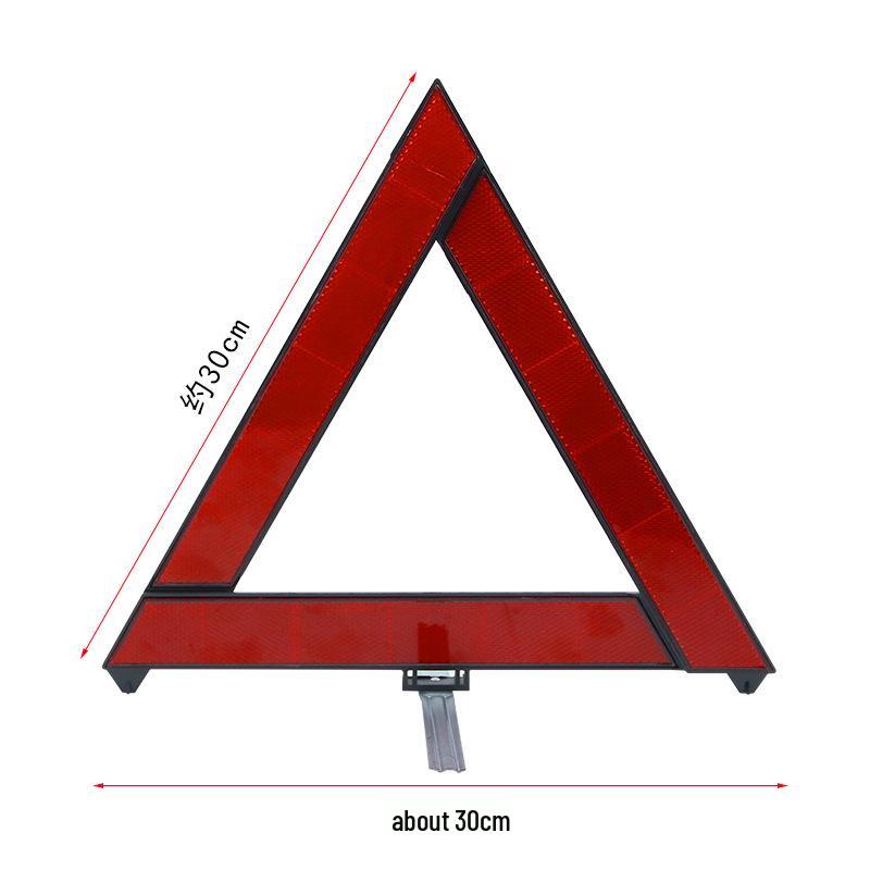 Folding Reflective Emergency Warning Triangle Sign