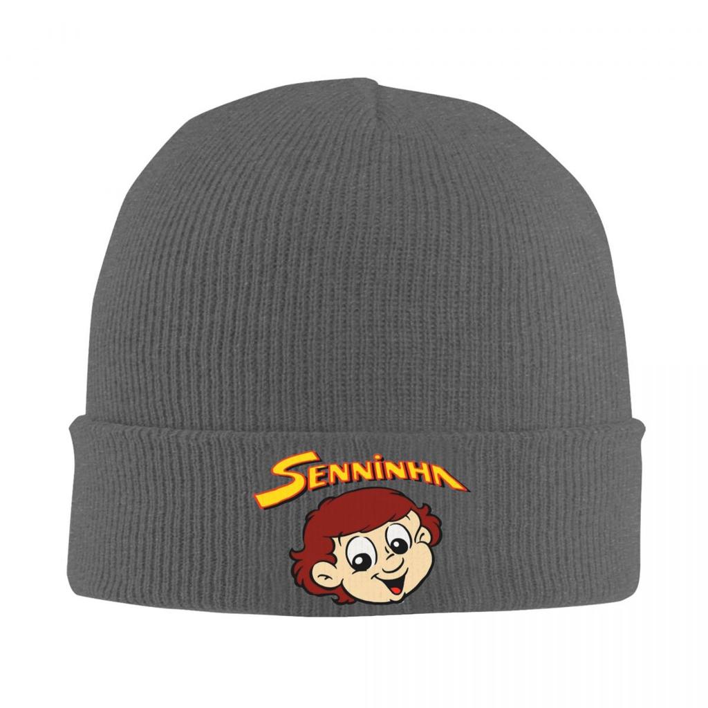 Senninha Ayrton Senna Knitted Caps Women's Men's Beanie Winter Hat Hip Hop Cap