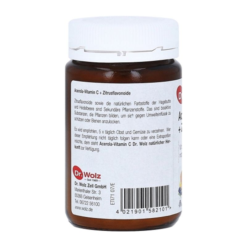 Dr. Bolts Acerola Vitamin C+ Bioflavonoids 90g