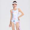 One-piece Swimsuit Women's Racing Training Sports High-end Sexy Triangle Backless Slimming Hot Surfing Suit