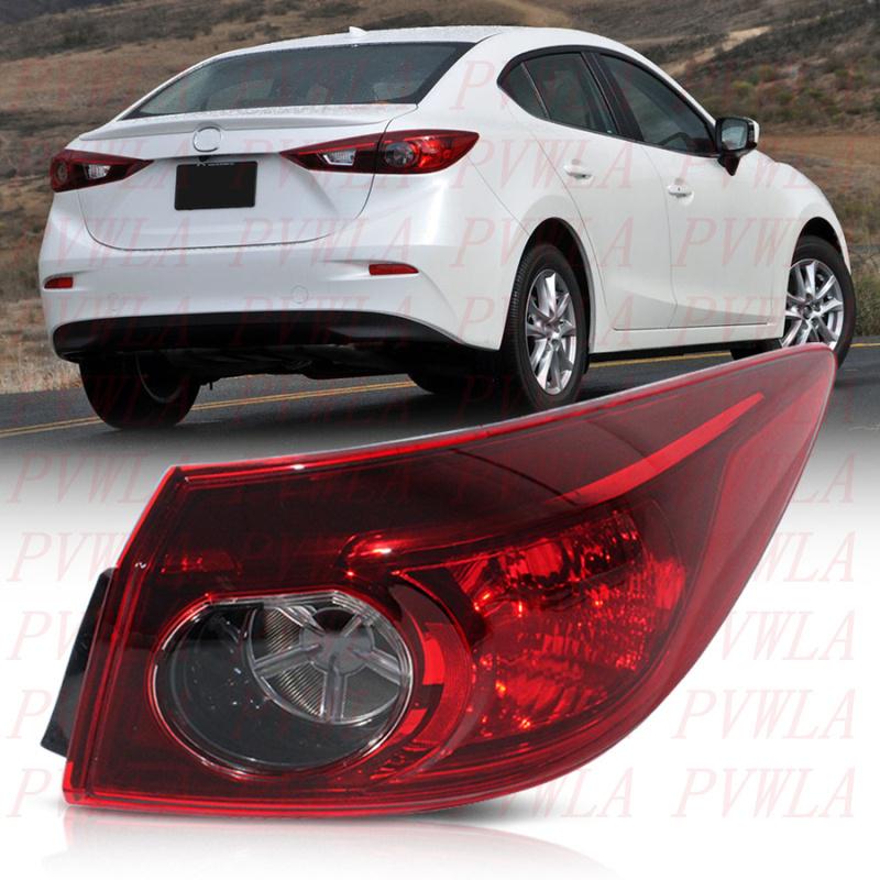 Для Mazda 3 Sedan 2014 2015 2016 2017 2018 Автоаксессуары Правый Внешний Боковой Задний Фонарь Задний Стоп-Сигнал Без Ламп