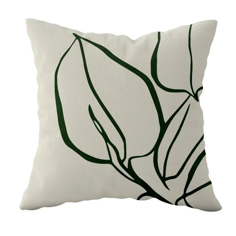 Home Decor Geometric & Floral Patterned Decorative Cushions Pattern Cushion Cover Suitable for Sofa Bedroom Car Pillow Cover