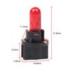10pcs T5 Car Interior Bulb Auto Dashboard Warning Indicator Dashboard Light Bulbs Auto Interior Indicator Lamp