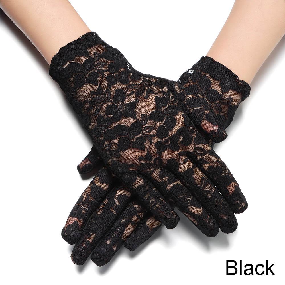 Neue Party Sexy Festliche Handschuhe Damen Hochwertige Spitzenhandschuhe Absatz Hochzeitshandschuhe Fäustlinge Accessoires Vollfinger Mädchen