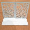 Tree Shadow Skull Metal Bookends - Student Reading Supplies, Retro Hollow Design