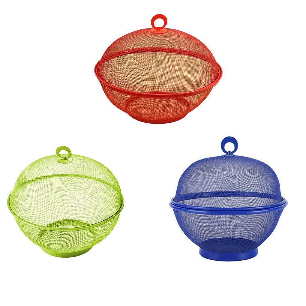 Iron Fruit Basket For All Shapes And Sizes Camping Trips Spray Coated Fruit Plate Outdoor Parties