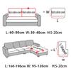Jacquard Sofa Cover Adjustable Removable Sofa Seat Cushion Cover Polar Fleece Stretch Washable L Shape Corner Sofa Slipcovers