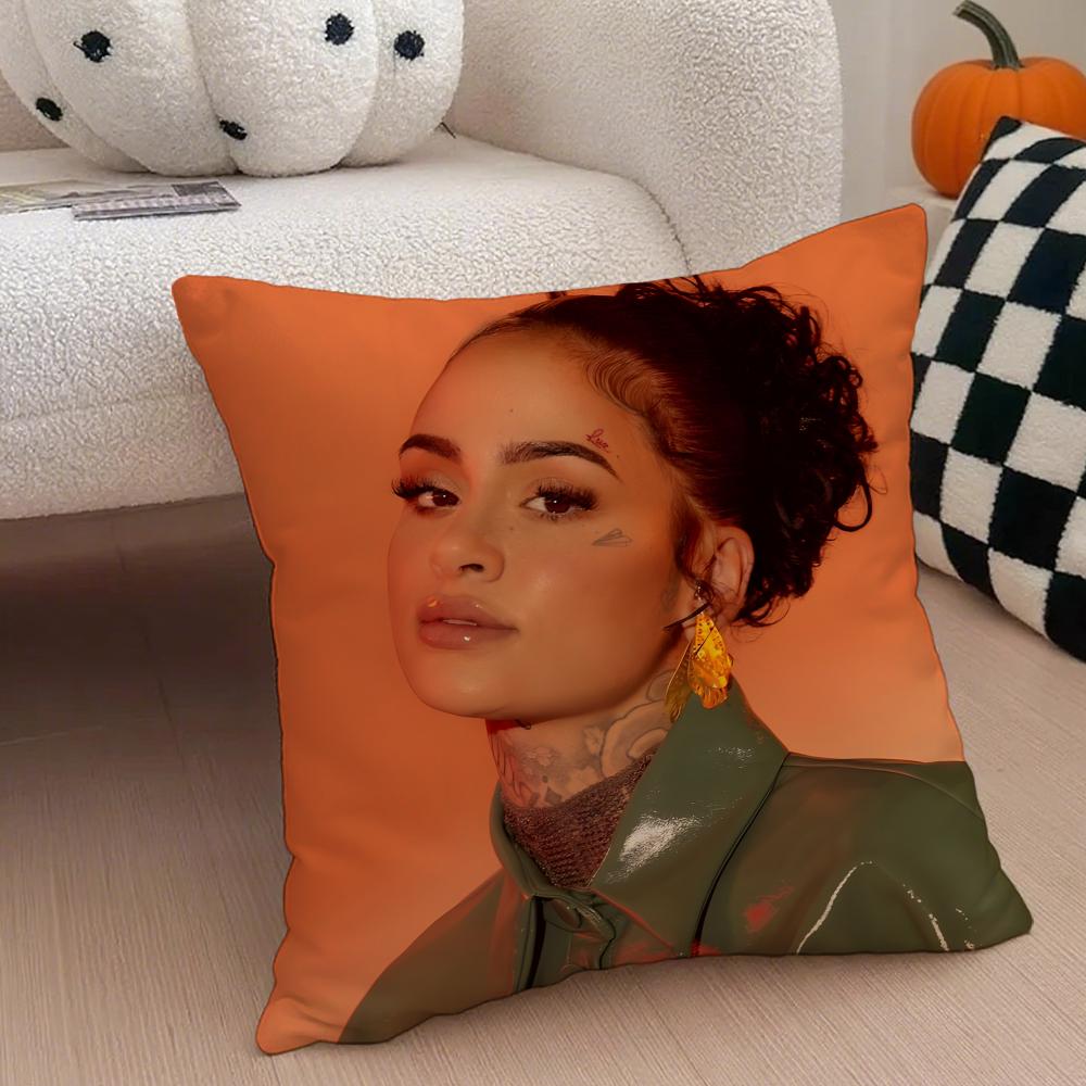 American Singer K-Kehlani Ashley Parrish Cushion Cover Throw Pillow Cover Hidden Button Durable Polyester Chair Cushion