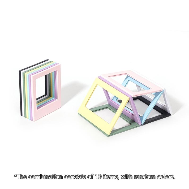 10Pcs Magnetic Photo Frame Display Holder Magnetic Attachment Home Decoration Interchangeable Panel Replacement