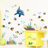 New Underwater World Dolphin Creative Children's Room Boys Bedroom Bedside Decorative Wall Sticker