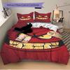 3pcs Bedding Set Angry Expression Includes 1 Comforter + 2 Pillowcases, Without Pillow Inserts, Soft Comfortable, Lightweight Breathable, Pr