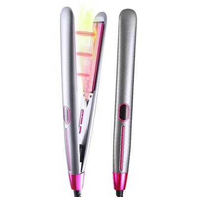 Infrared Negative Ion Hair Straightener and Curler Dual Use Infrared Anion 2 In 1 Hair Straightener Curler