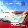 Car Summer Sun Protection Sunshade Curtain Visor Block Insulation Pad