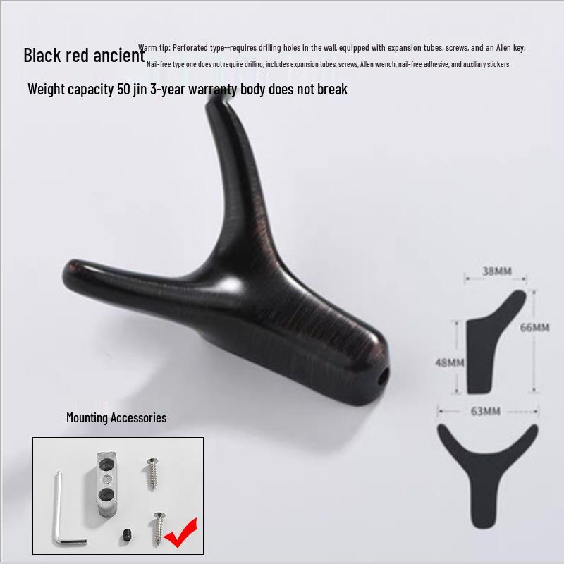 Modern Nordic Antler Wall-Mounted Coat Hook