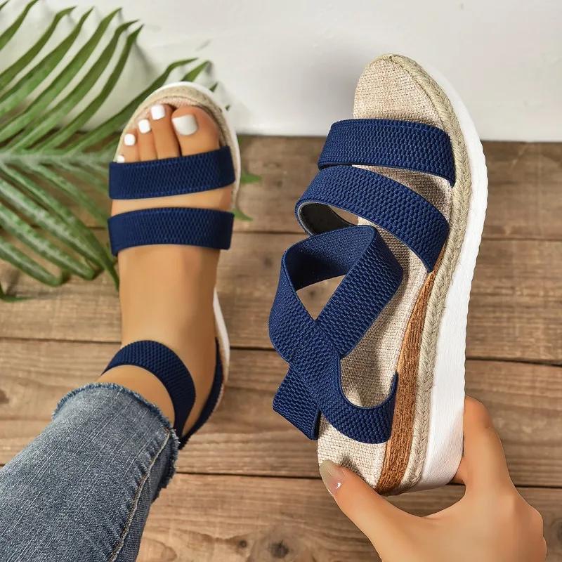 Fashion Summer Classic Sandals 2025 New Comfortable Non-slip Women's Shoes Fashionable and Casual Large-size Sandals