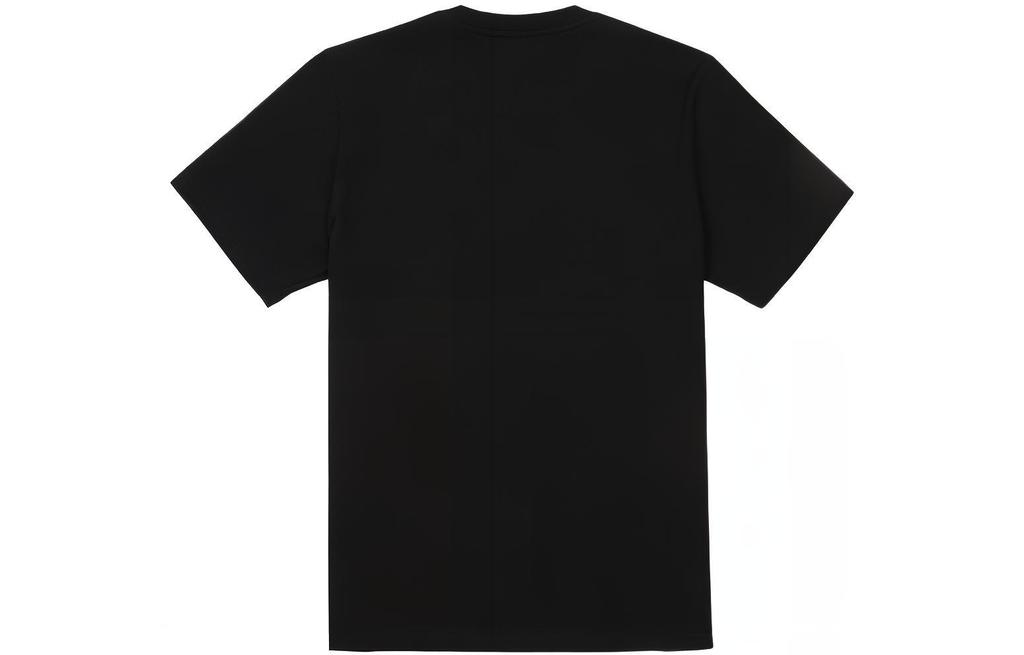 Men's FILA T-Shirts Men's Black Crew Neck Moderate Straight Fit