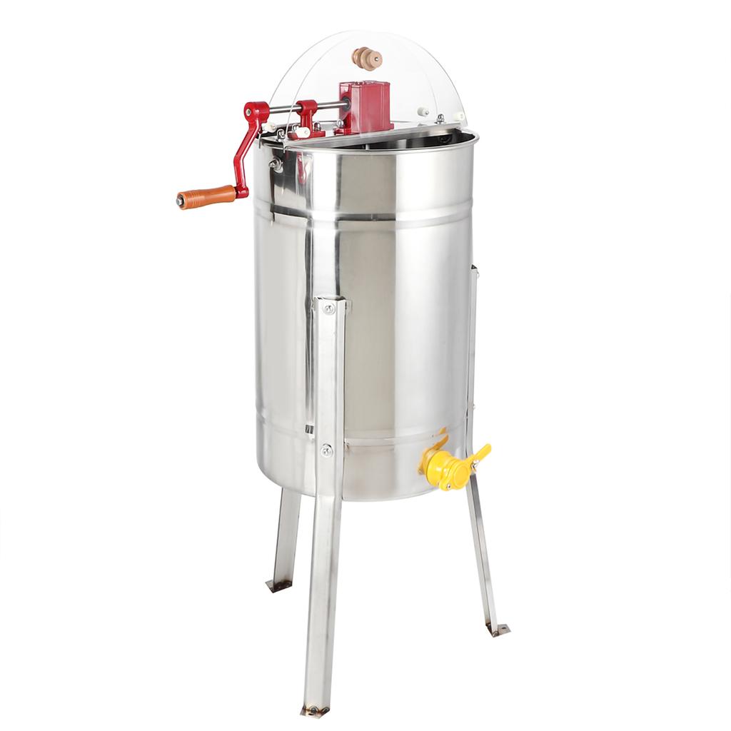 Manual Stainless Steel 3 Frame Bee Honey Extractor Machine Beekeeping Equipment for Beekeppers