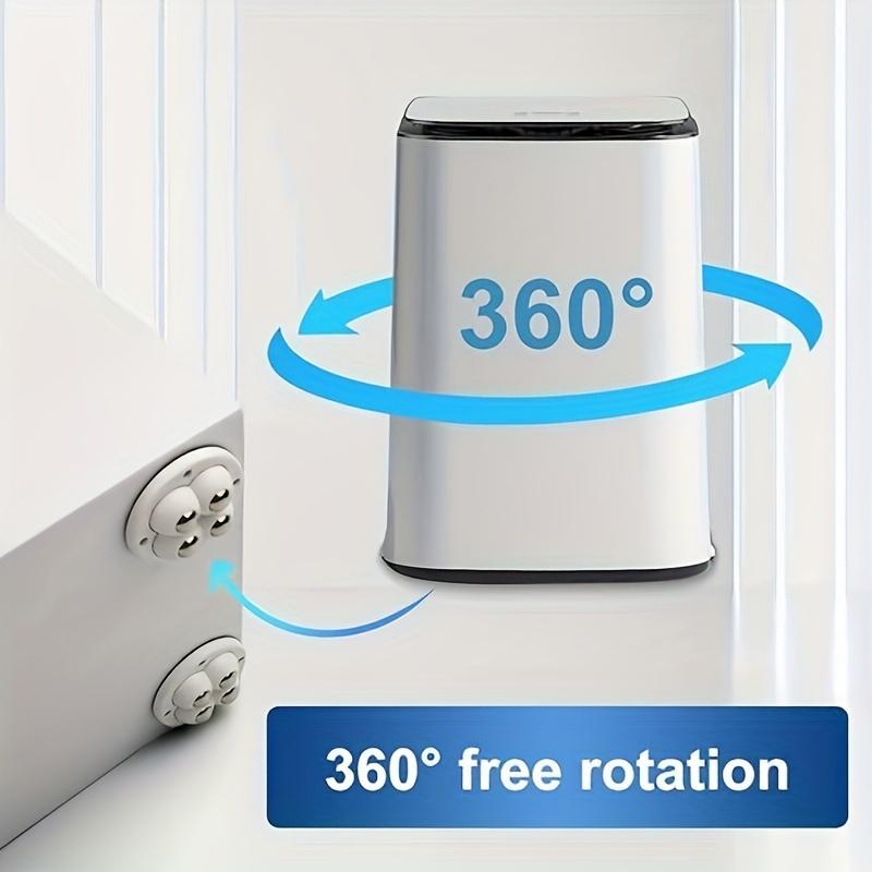 4Pcs Furniture Casters Wheels Heavy Duty Universal Wheel 360° Rotation Stainless Steel Strong Self Adhesive Casters Wheels