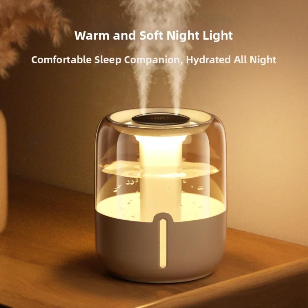 For Nursery For Work AS SHOWN Silent Humidifier Night Light Humidifier For Sleep Humidifier Bedroom Mist Night Light Function