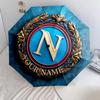 1 PC Automatic Folding Umbrella - SSC Napoli Custom Name Pattern, Portable & Foldable Design with 8 Ribs, Christmas Birthday Gifts