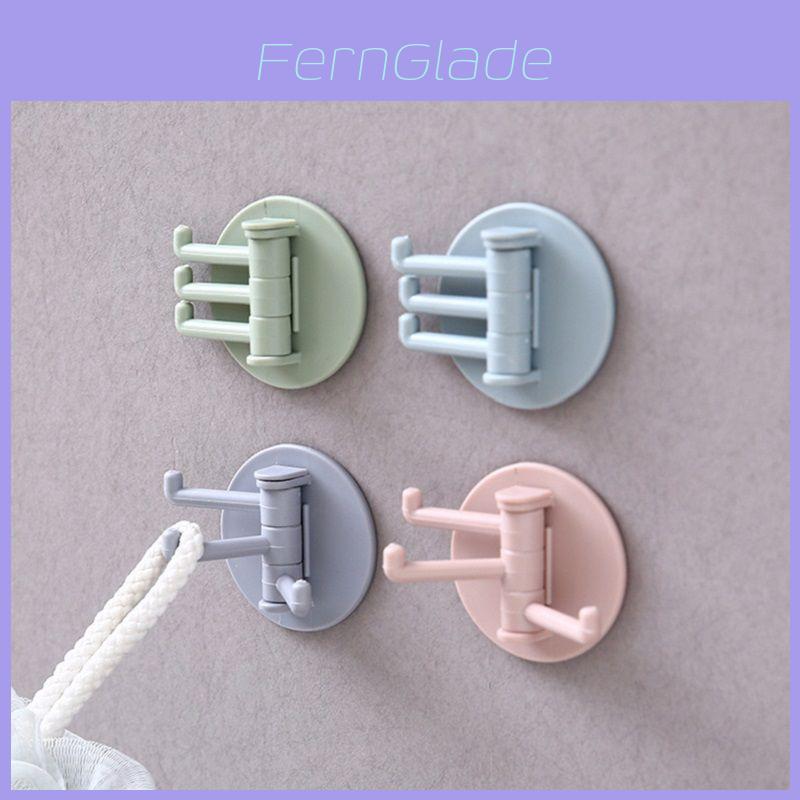 Versatile Rotatable Seamless Adhesive Hook Ideal For Kitchen Towel Wall Hanger Organization