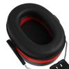 2Pcs Hard Hat Attachment Earmuff Noise Reduction Angle Adjustable Telescopic Helmet Earmuff Red Black