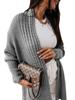 2025 Plus Size Women's Casual Irregular Knitted Cardigan Sweater