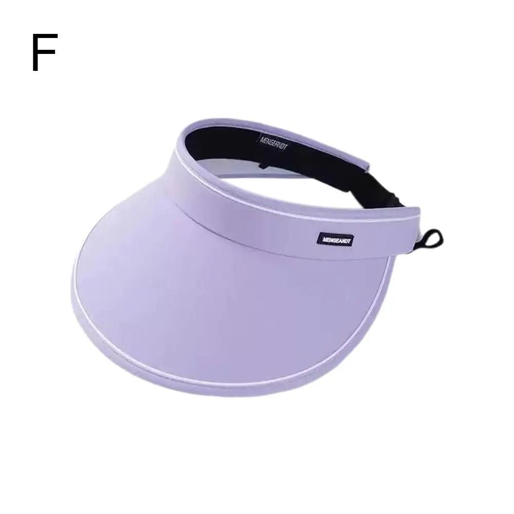 Nový letní prázdný sluneční klobouk Dámský ležérní nastavitelný kšilt Venkovní výlet Dívčí kšiltovka Chlapec Pláž Slunce Moře Kšiltovky F4W2