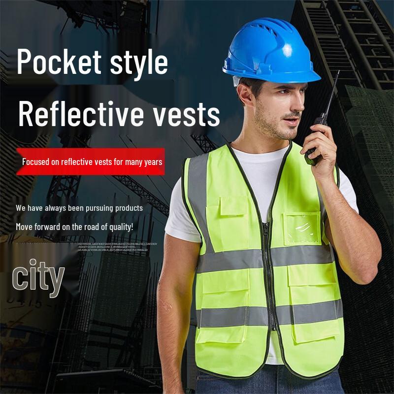 You Cong Multi-pocket Reflective Vest