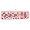 Mechanical Keyboard 104 Keys Real Mechanical Shaft Blue Switch 2 Colors Injection Wired Multi Mode Keyboard Gaming
