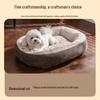 Spot Machine Washable Winter Warm Pet Bed - Soft, Cozy Nest for Cats & Dogs, Perfect for Deep Sleep