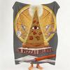 Food H Hamburger P Pizza Throw Flannel Throw Blanket Suitable for Sofa Living Room Bedroom
